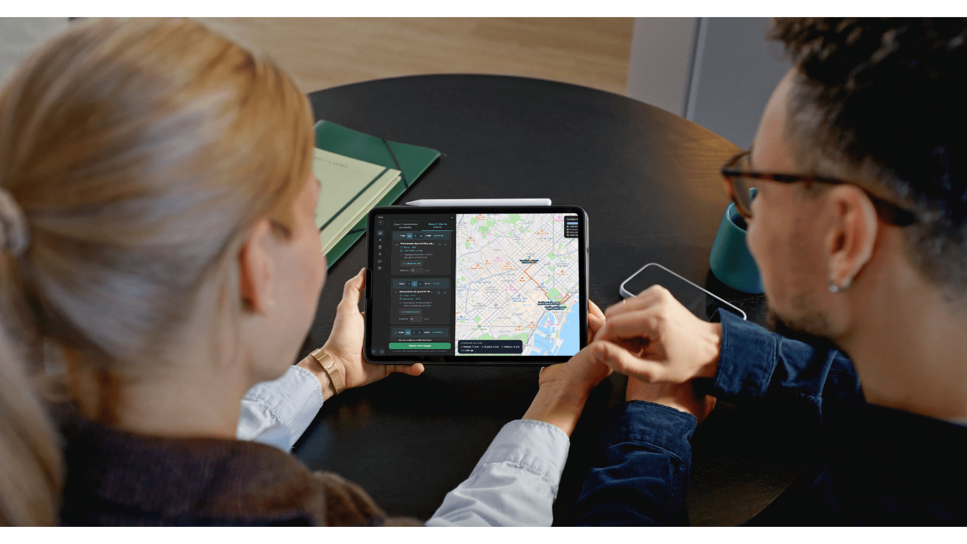 Présentation de Triply sur tablette